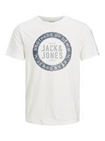 Jack & jones Slim Fit Borst Logo T-shirt Heren White