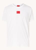 Hugo Herren T-Shirt - Diragolino212 Rundhalsogo,1/2-Arm, Baumwolle, Weiß