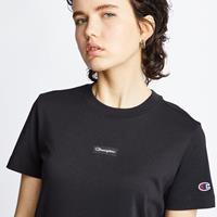 Champion T-Shirt, Regular Fitabel-Patch, für Damen, schwarz