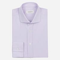 Apposta Hemd  einfarbig  violett 100% reine baumwolle zefir, kragenform  modernisierter spreizkragen mit kurzen spitzen
