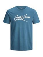 Jack&Jones: T-Shirt mit "Jack&Jones"-Schriftzug Blau