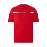 Tommy Hilfiger: T-Shirt aus Bio-Baumwolle mit Print Rot