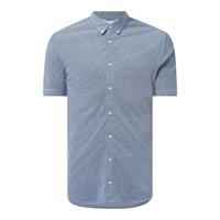 Pierre Cardin Poloshirt, Kurzarm, Baumwolle, für Herren, blau