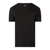 alphaindustries Alpha Industries MÃnner T-Shirt Basic Small Logo Rainbow Ref. in schwarz