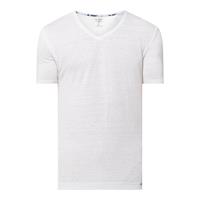 OLYMP T-Shirt »Level Five body fit« mit hohem Leinenanteil