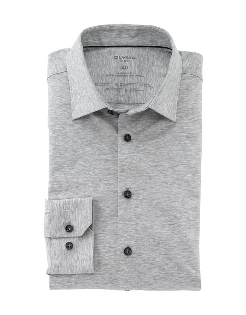 OLYMP No. Six Super slim fit zakelijk overhemd van jersey