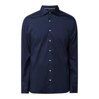 ETERNA LANGARM HEMD MODERN FIT PERFORMANCE SHIRT STRETCH MARINE UNIFARBEN