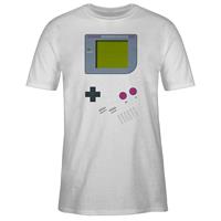 SHIRTRACER Nerds & Geeks Gameboy T-Shirts weiß Herren 