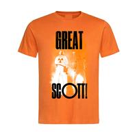 NASTROVJE POTSDAM Back To The Future Great T-Shirt male T-Shirts orange Herren 