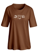 Your look for less! Dames Shirt bruin