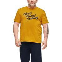 S.Oliver T-Shirt mit Statement-Print T-Shirts gelb Herren 