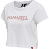 Hummel hmlLEGACY WOMAN CROPPED T-SHIRT, WHITE, XS