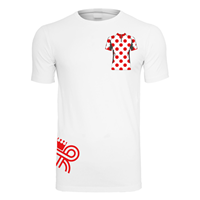 Sportus.nl Heurtefeu - Polka Dot Stretch T-Shirt - Wit
