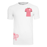 Sportus.nl Heurtefeu - Pink Jersey Fitted Stretch T-Shirt - Wit