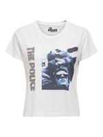 Only Frauen T-Shirt Monalisa Gum in weiß