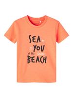 Name it Print T-shirt Heren Oranje