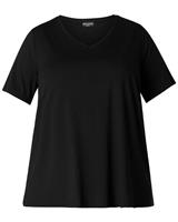 Base Level Curvy T-Shirt "Alba", Weich fließende, formstabile Qualität
