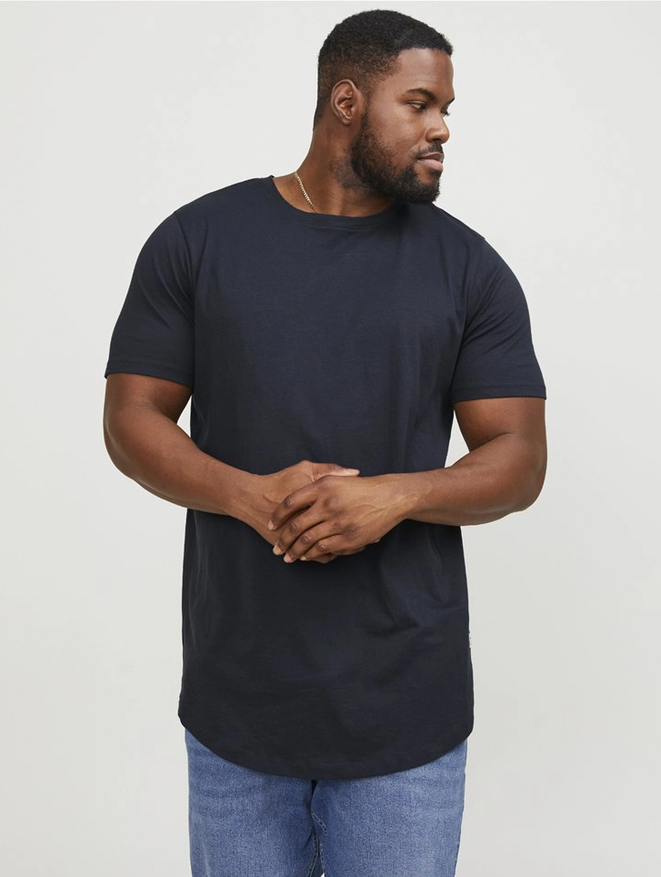 Jack & Jones Plus PLUS SIZE T-shirt van biologisch katoen, model 'Noa'