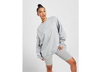 Nike Sportswear Essentials Fleece Oversized Sweatshirt Damen - Dark Grey Heather/White - Damen, Dark Grey Heather/White