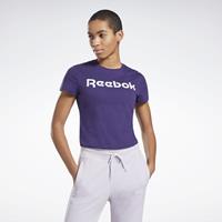 Damen Kurzarm-t-shirt Essentials Graphic Reebok Lila