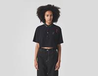 fredperry Fred Perry - Cropped Pique Black - Tops