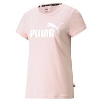 Puma T-Shirt "Logo Tee“, normale Passform, für Damen, beige