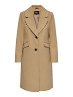 Only Wool Coat Dames Bruin