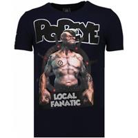 Local Fanatic T-shirt Korte Mouw  The Sailor Man Rhinestone