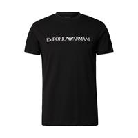 Emporio Armani T-shirt van katoen met labelprint