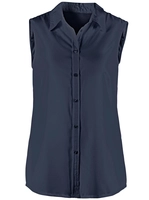 Your Look... for less! Dames Mouwloze blouse marine Größe