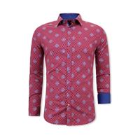 Tony Backer Met print slim fit