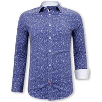 Tony Backer Bloemenprint slim fit