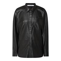 Calvin Klein Kunstleder-Rock - Black