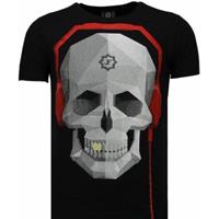 Local Fanatic  T-Shirt Skull Bring The Beat Strass