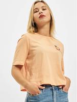 Only Frauen T-Shirt Onlfruity Life Stripe JRS in orange