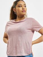 Only Frauen T-Shirt onlPatrice Linen Denim in violet