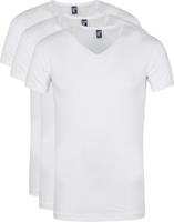 Alan Red Oklahoma Stretch T-Shirt V-Ausschnitt (3er-Pack) - GrÃ¶ÃŸe L