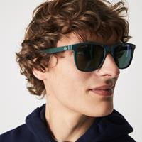 Lacoste L.12.12 Sonnenbrille mit eckigem Kunststoffrahmen - MATTE GREEN 