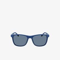 Lacoste L.12.12 Sonnenbrille mit eckigem Kunststoffrahmen - BLUE MATTE 