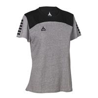 Select T-Shirt Oxford - Grau/Schwarz Damen