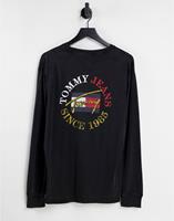 Tommy Jeans Longsleeve Vintage Circular Langarmshirts schwarz Herren 