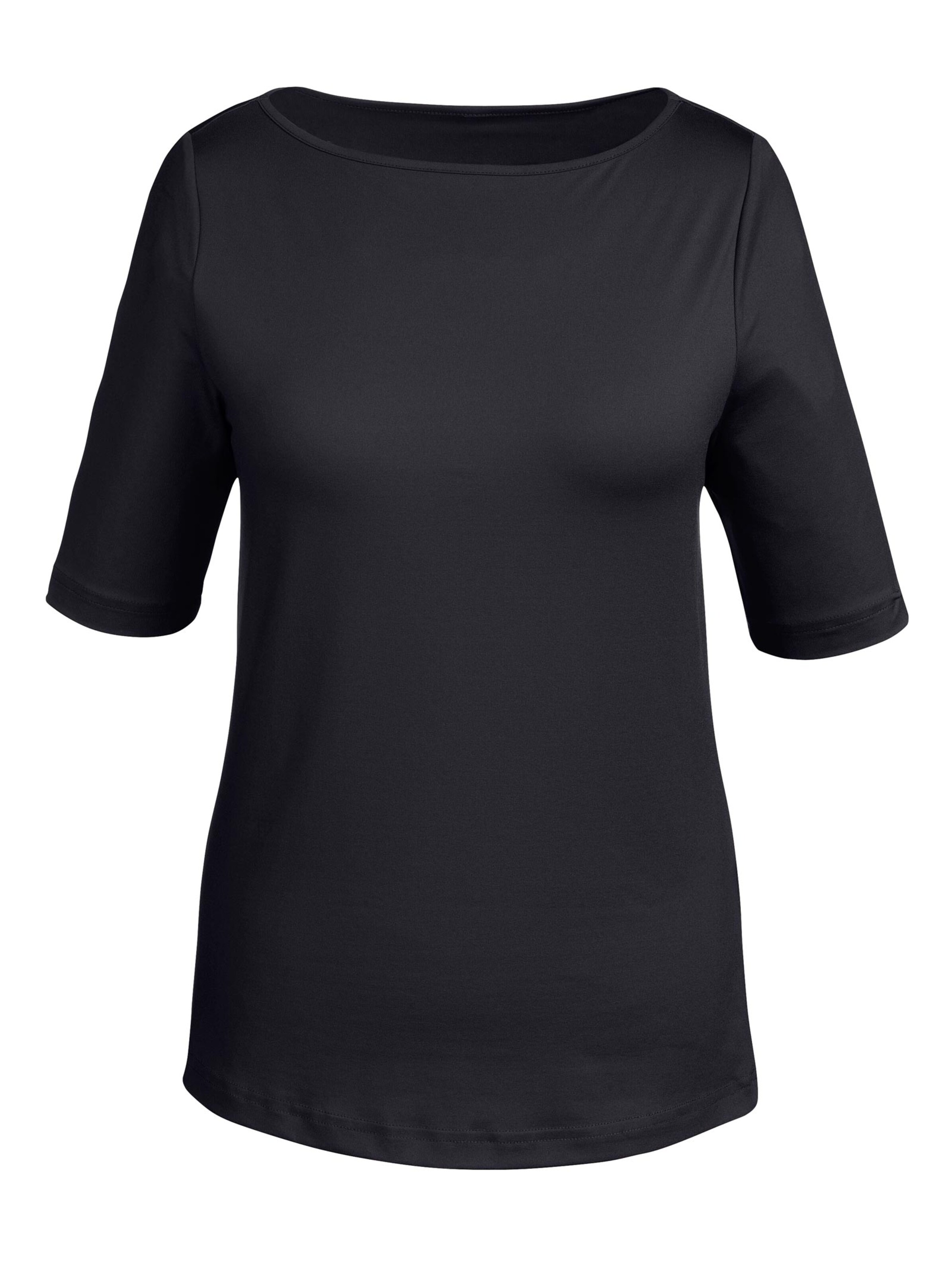 T-shirt in zwart van heine