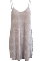 Urban Classics Sommerkleid »Ladies Velvet Slip Dress«