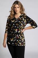 Ulla Popken Longsleeve Shirt Number 9 A-Linie Rundhals Langarm