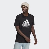Adidas T-shirt Voetbal - Zwart/Wit