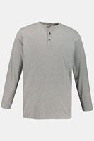 JP1880 T-Shirt »Henley Basic Shirt Langarm Knopfleiste bis 8XL«