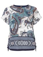 VIA APPIA DUE Druckbluse mit Paisley-Muster