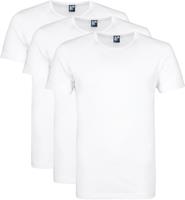 Alan Red Giftbox Derby O-Hals T-shirts Wit (3Pack)
