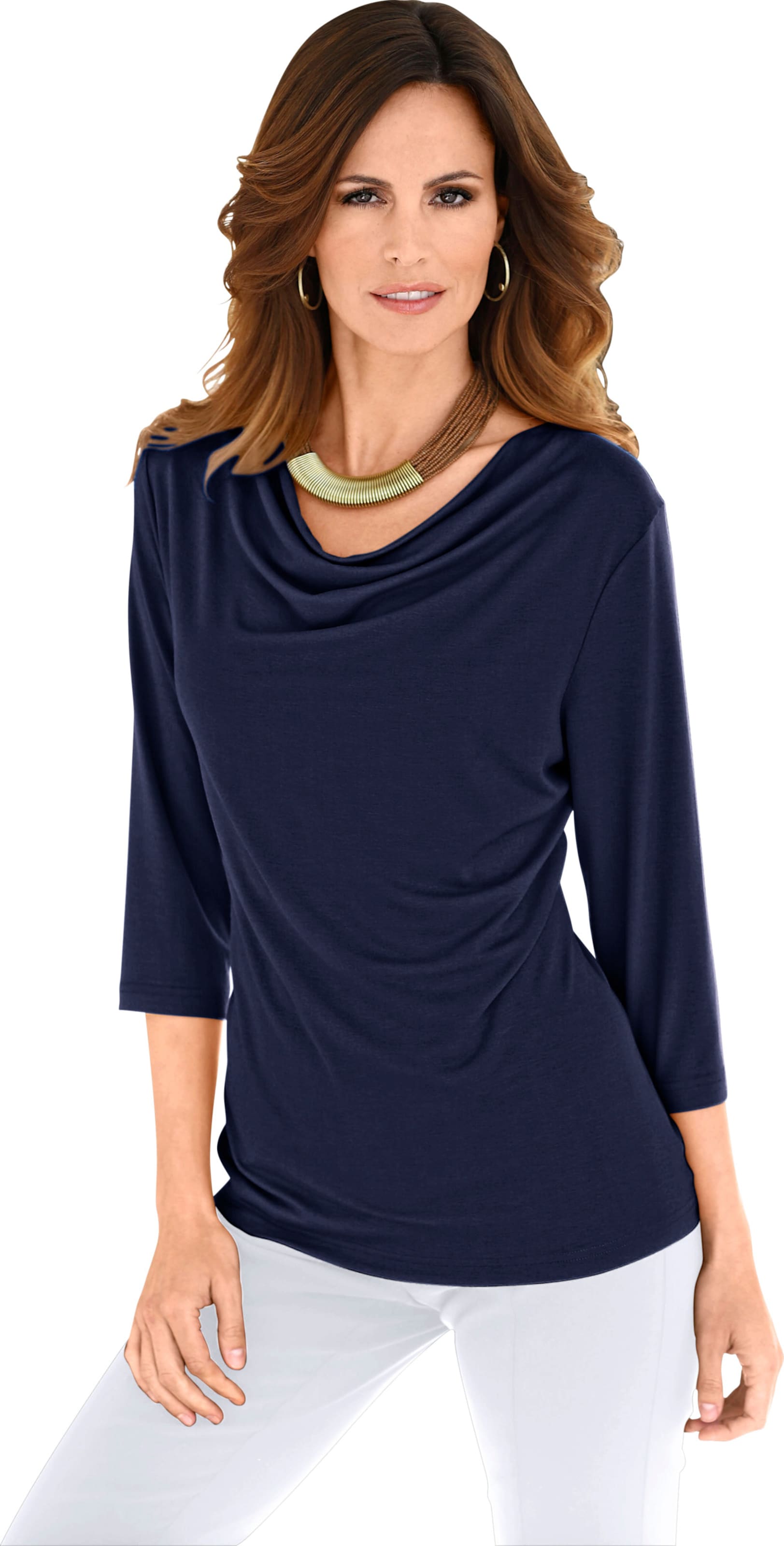 Shirt in bleu van heine
