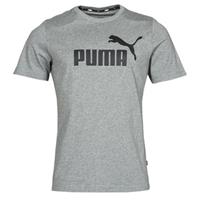 Puma Essentials Logo Tee grau/schwarz Größe XXL